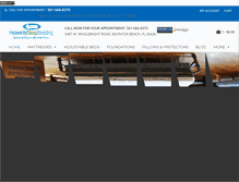 Tablet Screenshot of heavenlysleepbedding.com